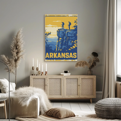 Arkansas Vintage Poster