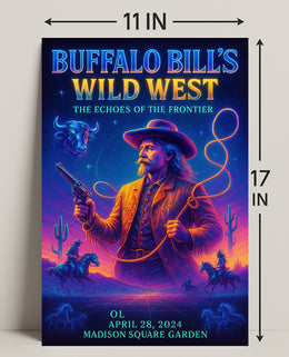 Buffalo Bill's Wild West Show Poster Art Print PosterGoat