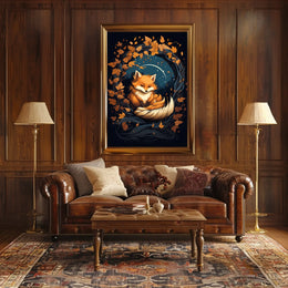 Enchanted Autumn Fox Art Print