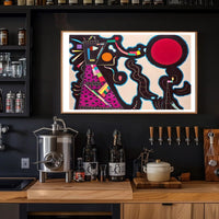 Abstract Geometric Symphony Poster