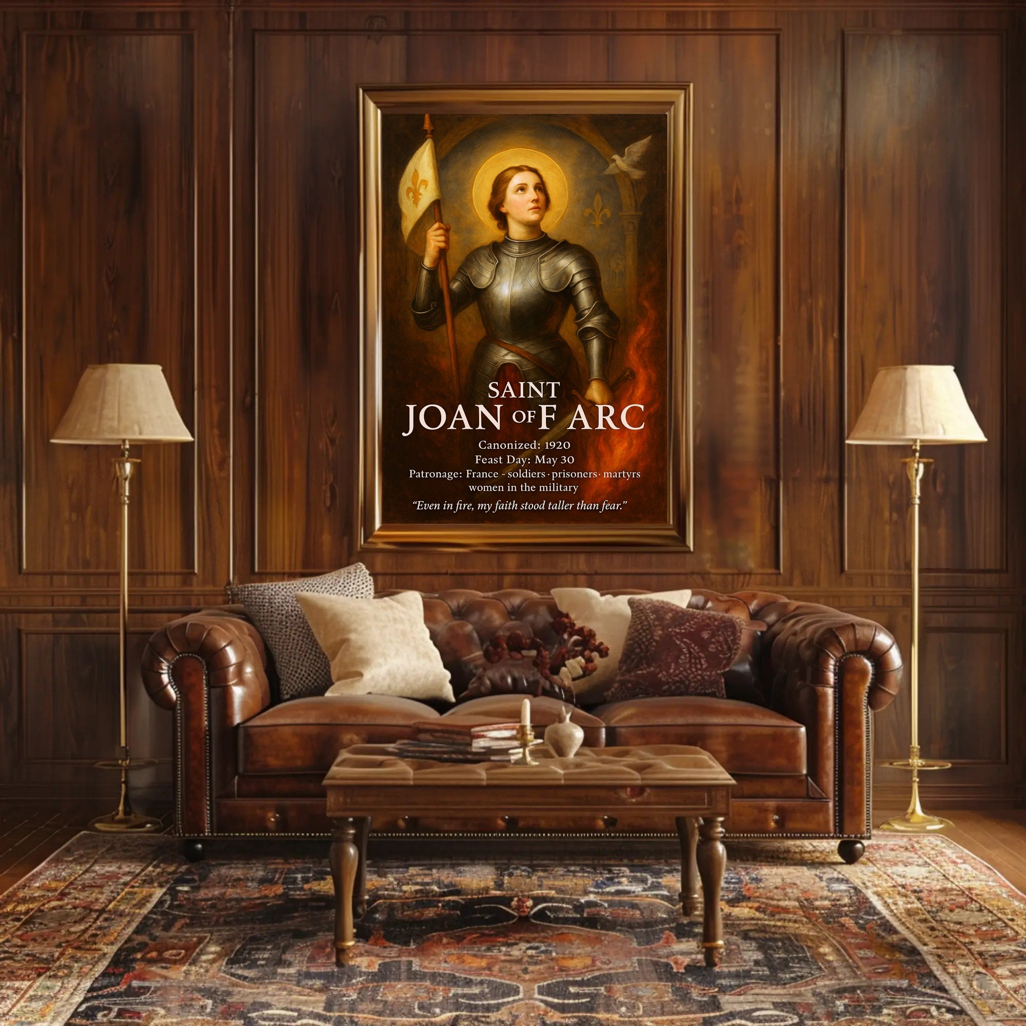 Saint Joan of Arc Poster PosterGoat