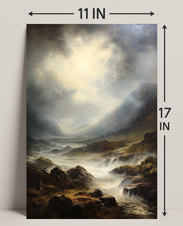Majestic Mountain Landscape Poster