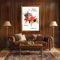 Hurray for Books! Poster PosterGoat