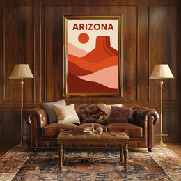 Arizona Desert Landscape Poster