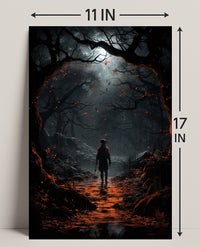 Mystical Forest Wanderer Poster