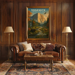 Yosemite National Park Vintage Poster Print