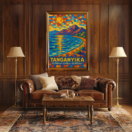 Tanganyika A Vibrant Mosaic Poster