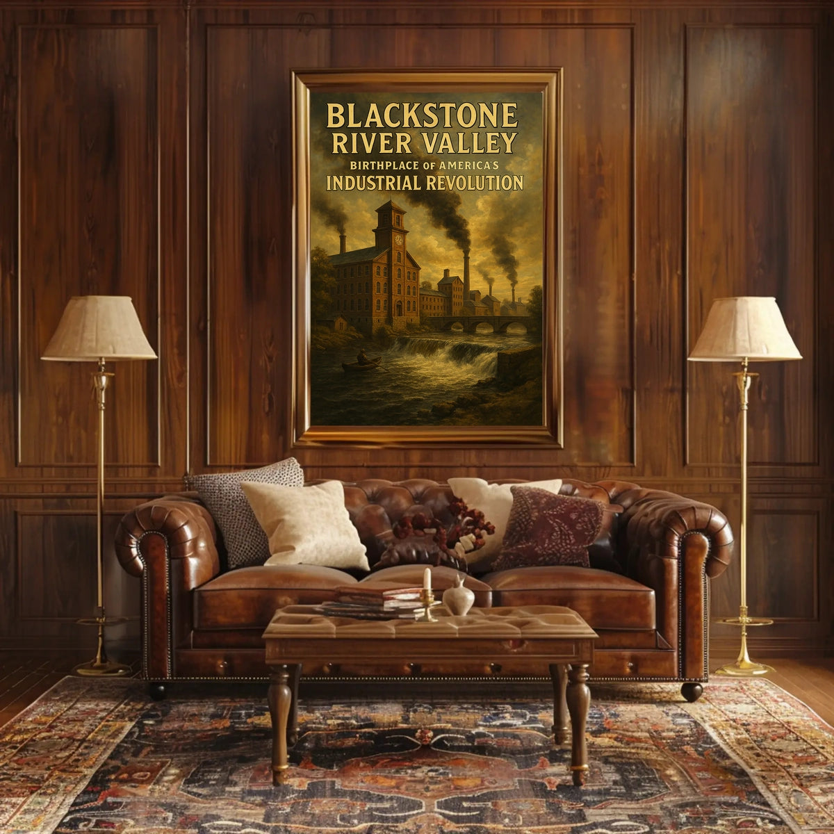 Blackstone River Valley Birthplace Of Poster
