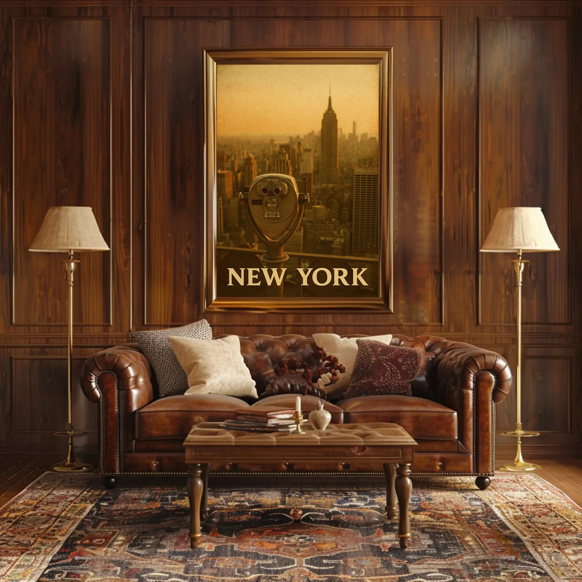 New York Cityscape Poster