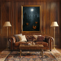 Haunted Halloween Night Poster