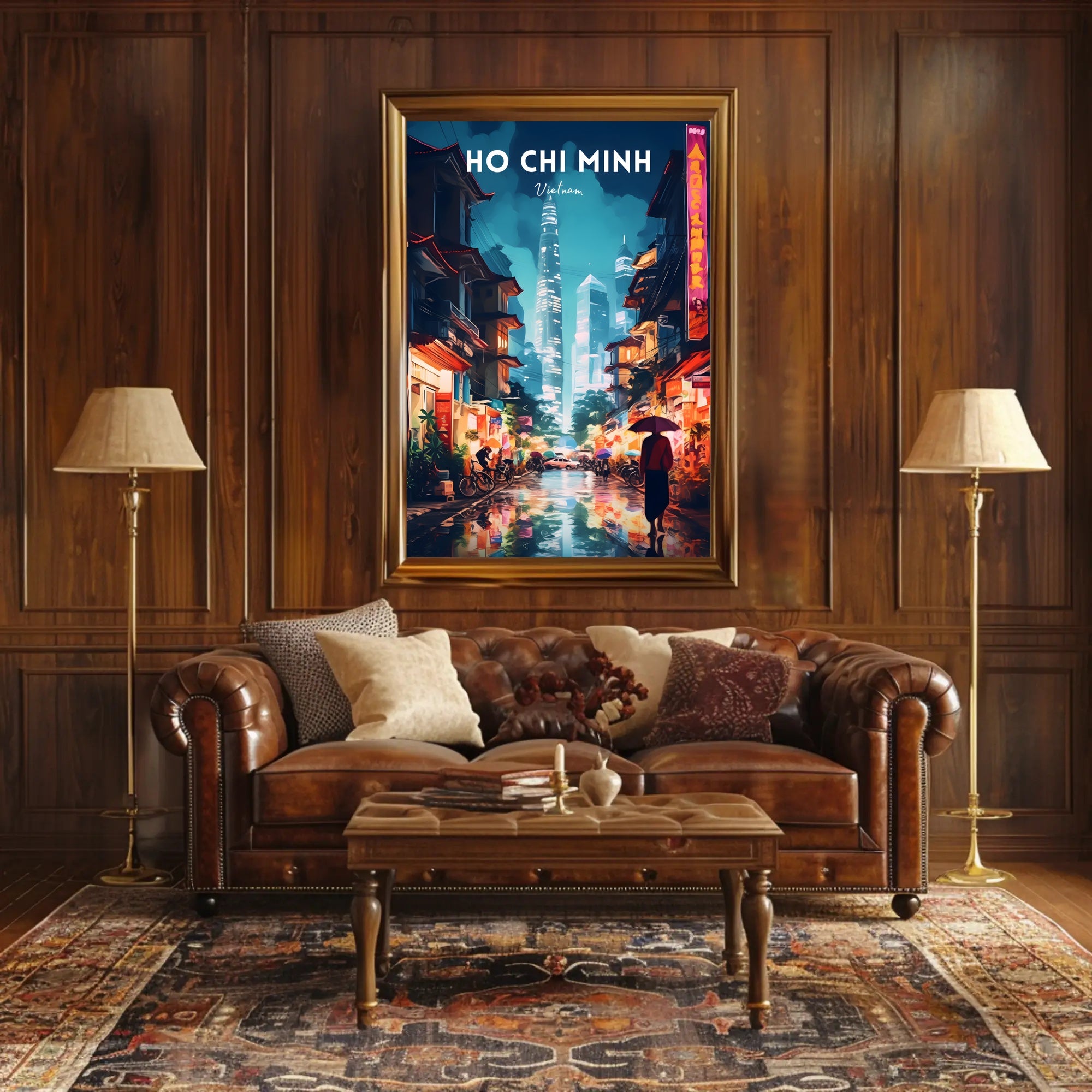 Ho Chi Minh Cityscape Poster