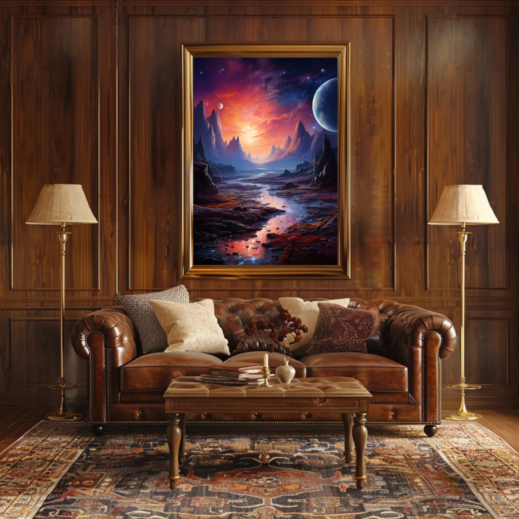 Celestial Landscape Poster PosterGoat
