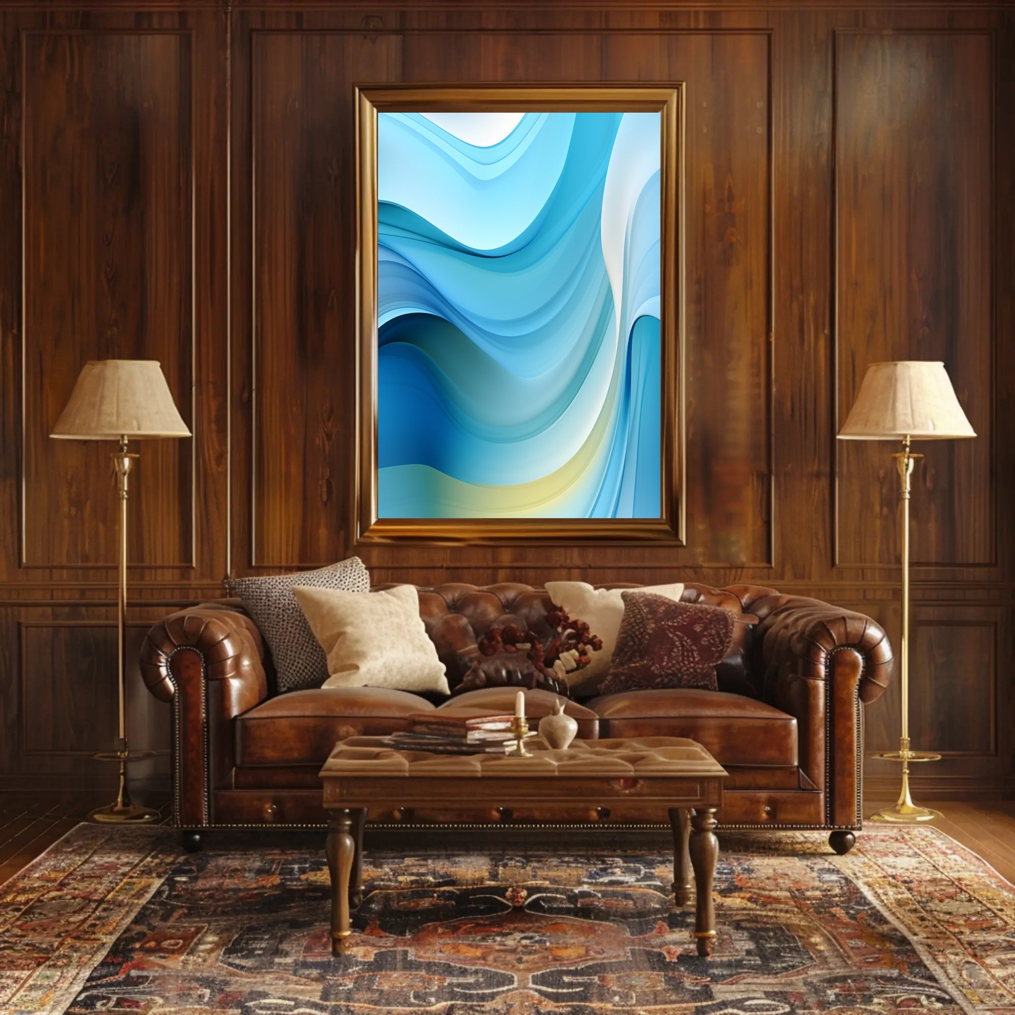 Oceanic Waves Poster