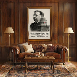 William Howard Taft 27th President of the United States Reflections Poster