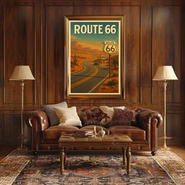 Route 66 Adventure Poster