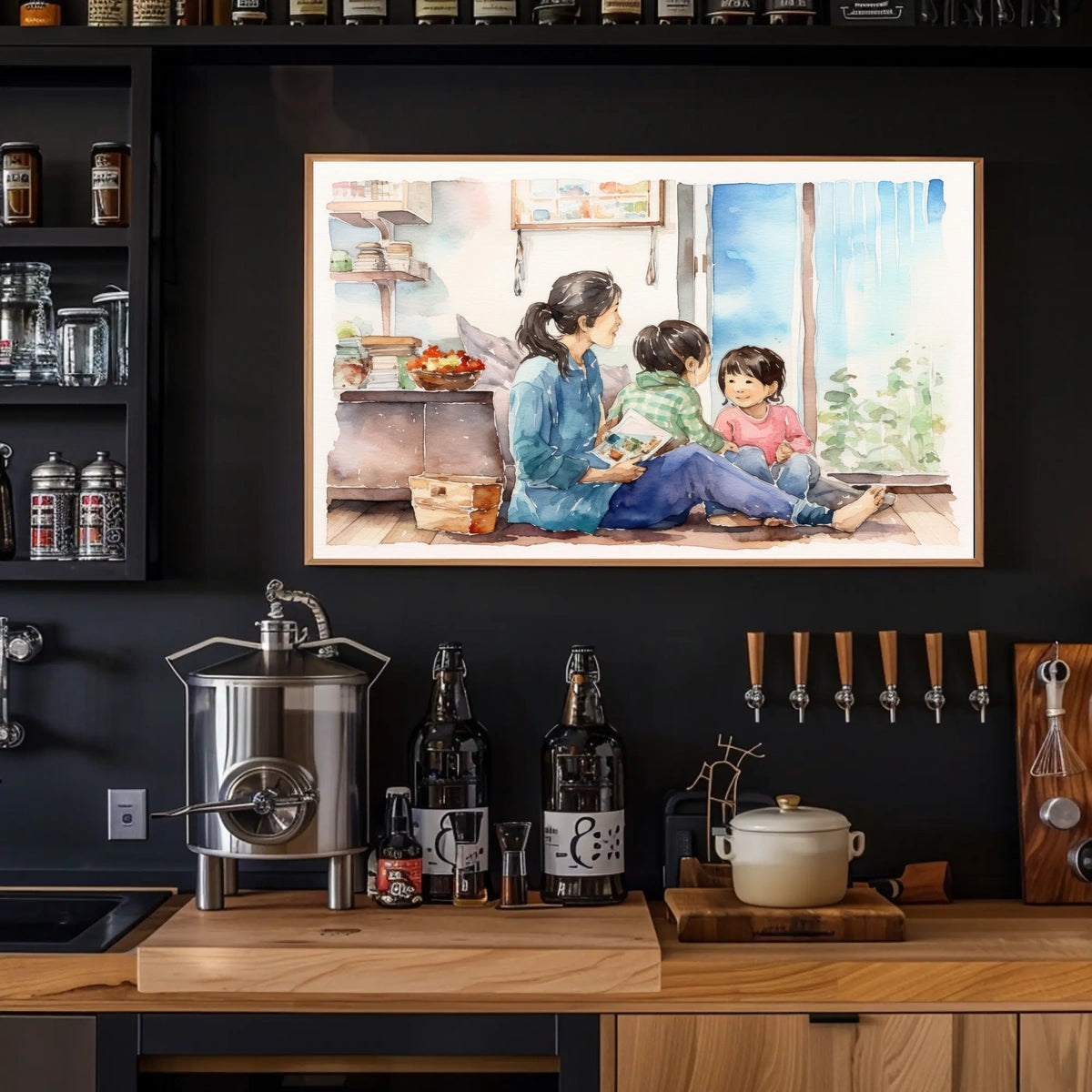 A Cozy Afternoon at Home Poster