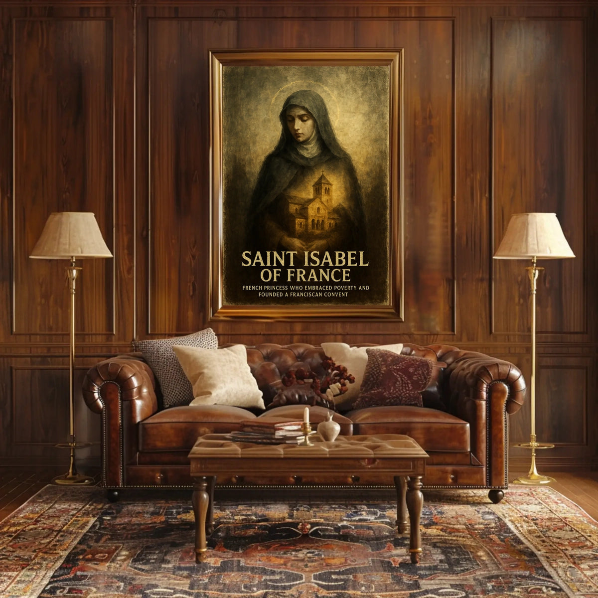 Saint Isabel Of France Poster