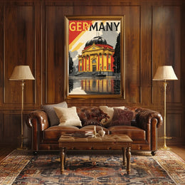 Germany Architectural Poster