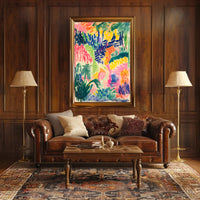 Vibrant Abstract Landscape Print: Abstract, Artistic, or Pop Culture Poster