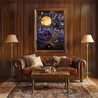 Mystical Moonlit Night Artistry Fantasy or Mythology Poster