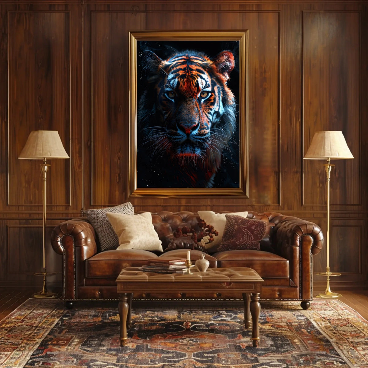 Majestic Tiger Portrait Poster