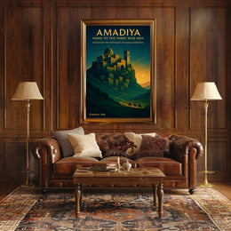Amadiya Home to the Three Wise Men Poster