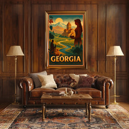 Discover Georgia Poster