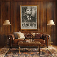 Donald Trump The Pillar of Strength Poster