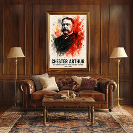 Chester Arthur 21St President Poster