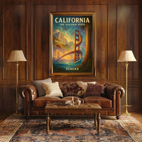 California The Golden State Poster