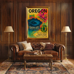 Oregon Pioneer In Environmental Poster