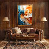 Abstract Swirl Of Colors Abstract Poster PosterGoat