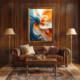 Abstract Swirl Of Colors Abstract Poster PosterGoat