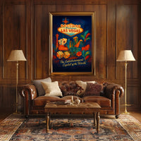 Welcome to Fabulous Las Vegas Poster for Home Decor Fans