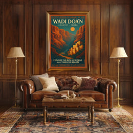 Wadi Doan Explore YemenS Timeless Poster