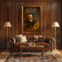 Celebrating Johannes Brahms Poster