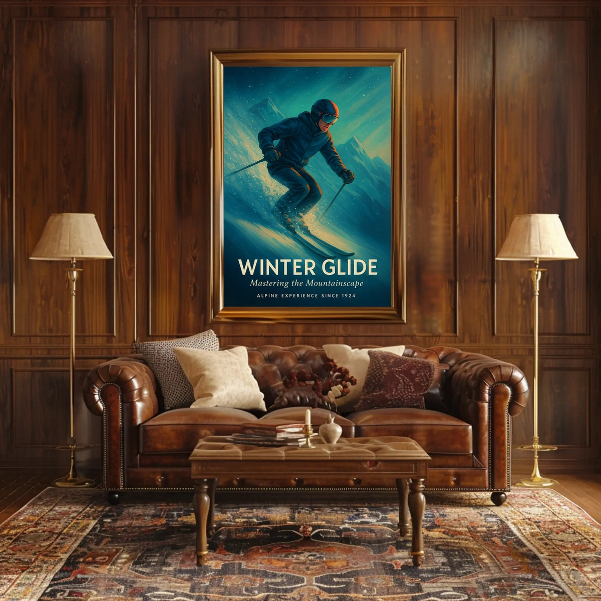Winter Glide Poster