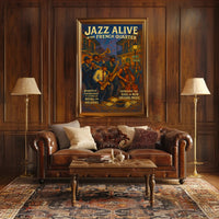 Jazz Performance in New Orleans Music or Concert Poster
