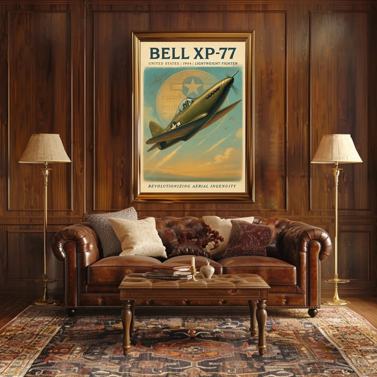 Bell XP-77 Lightweight Fighter Poster
