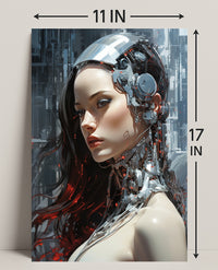 Cybernetic Elegance Poster PosterGoat