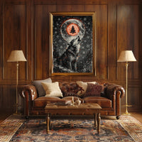 Howling Under the Winter Moon Poster