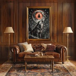 Howling Under the Winter Moon Poster