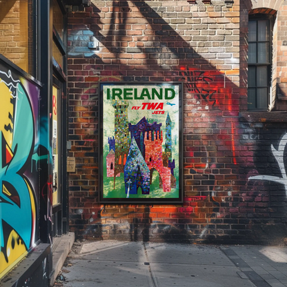 Ireland TWA Travel Poster