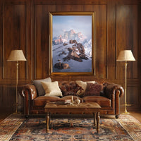 Majestic Mountain Peaks Poster