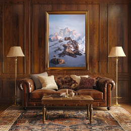 Majestic Mountain Peaks Poster