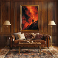 Volcanic Survival Adventure in Futuristic Sci-Fi Poster PosterGoat