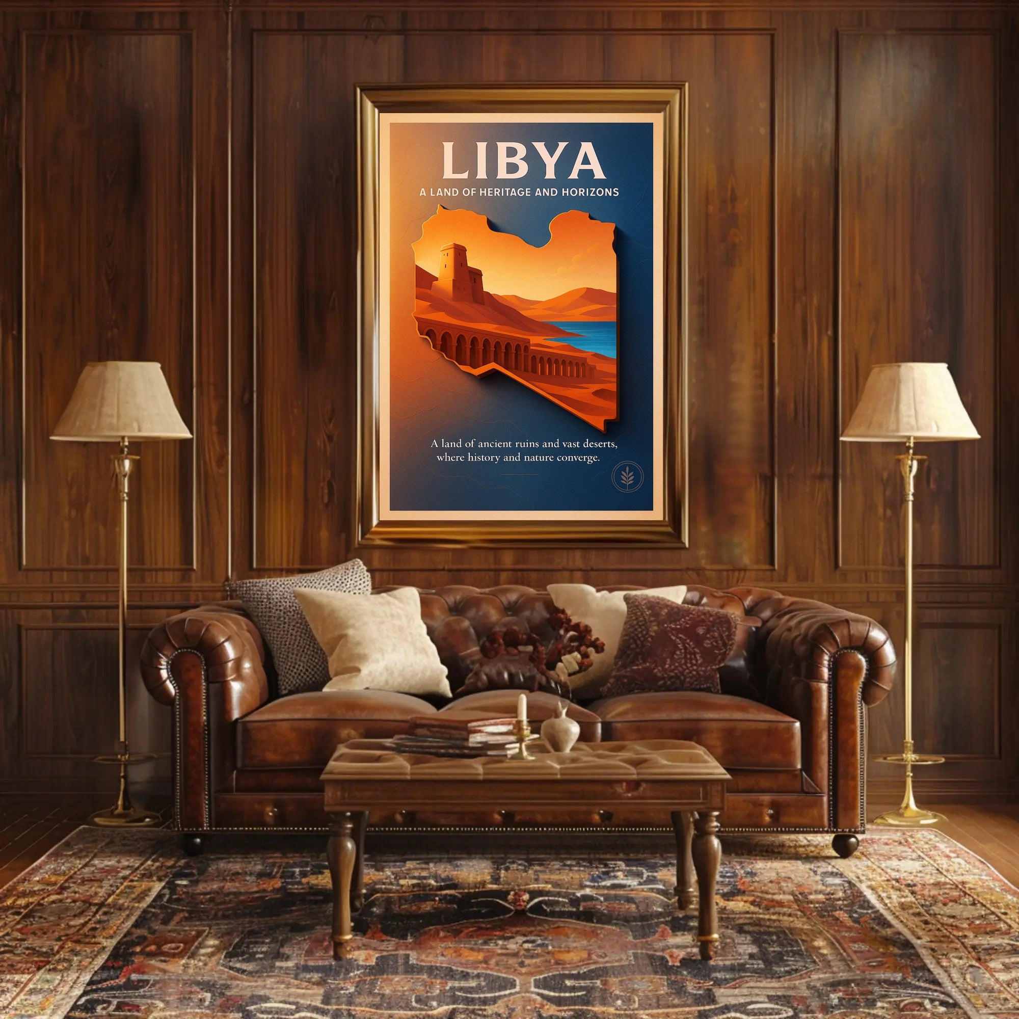 Libya A Land of Heritage and Horizons Poster PosterGoat