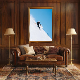 Skiing Adventure Poster