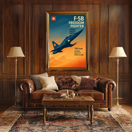 F-5B Freedom Fighter Poster