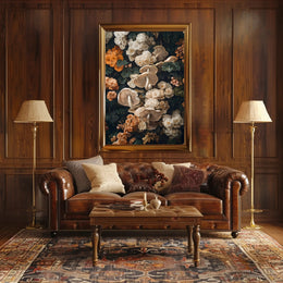 Floral And Fungal Harmony Wall Art Print